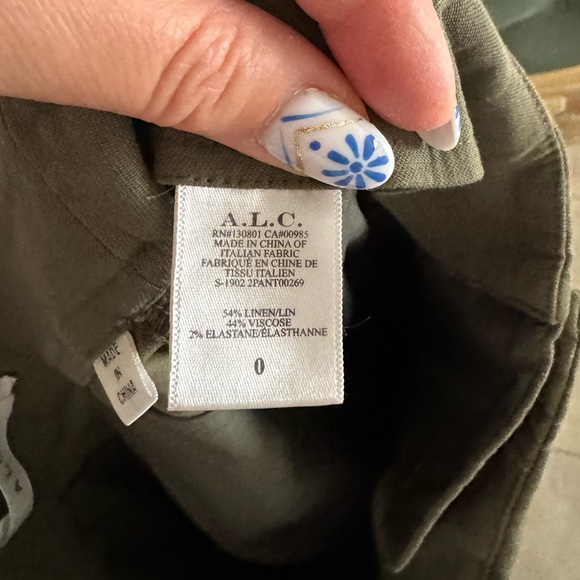 A.L.C. Olive Green Trousers - Picture 5 of 5